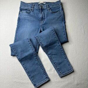 Levi's 720 High Rise Super Skinny Jeans Medium Wash Women's Size 28
